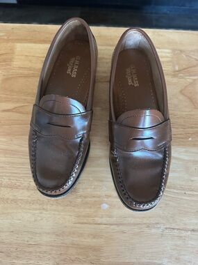 G.H. Bass & Co. Brown Leather Penny Loafers